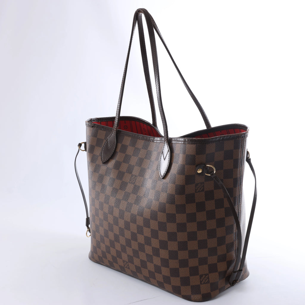Louis Vuitton Neverfull MM Damier Ebene Shoulder Bag in Brown N51105