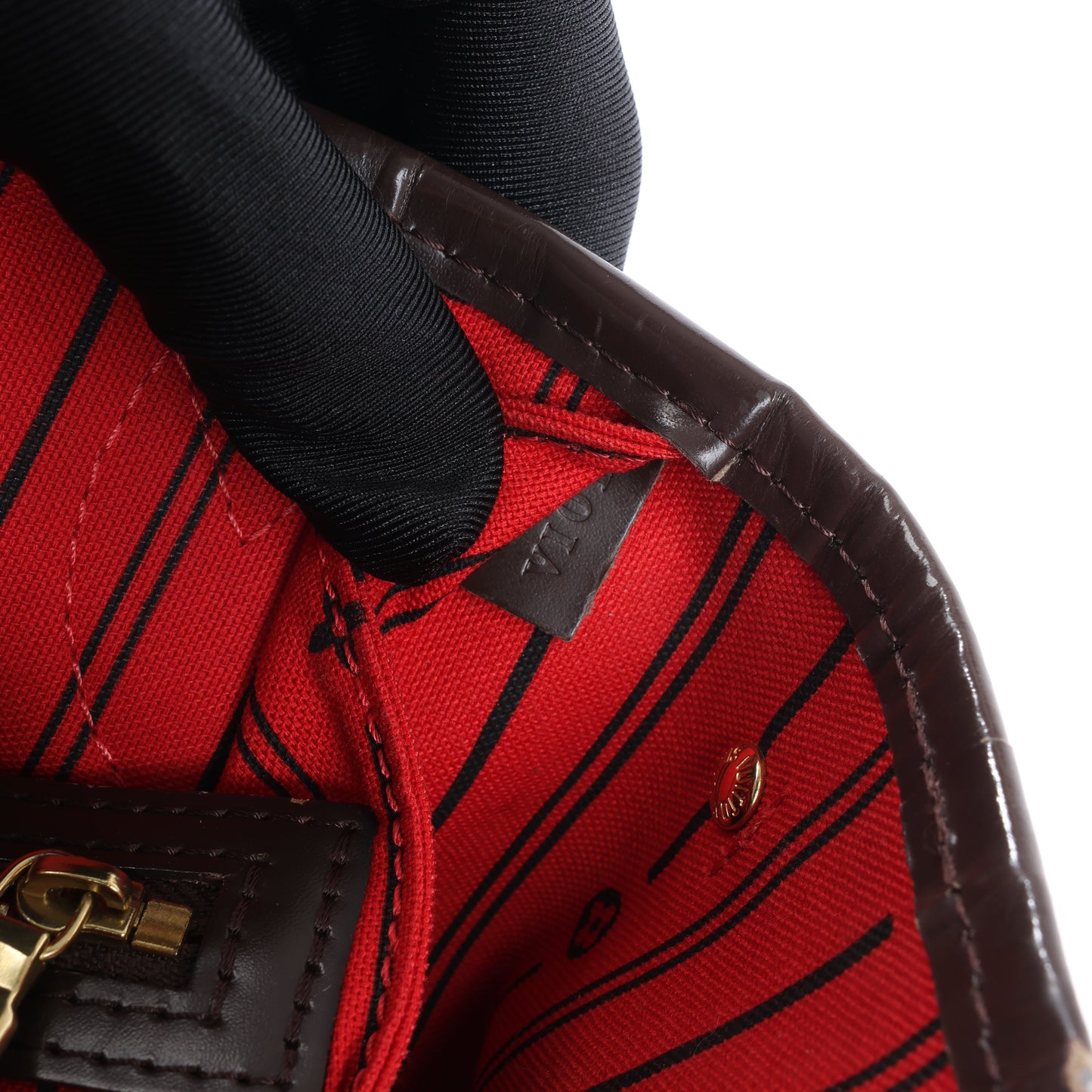 Louis Vuitton Damier Ebene Neverfull PM Shoulder Bag N51109