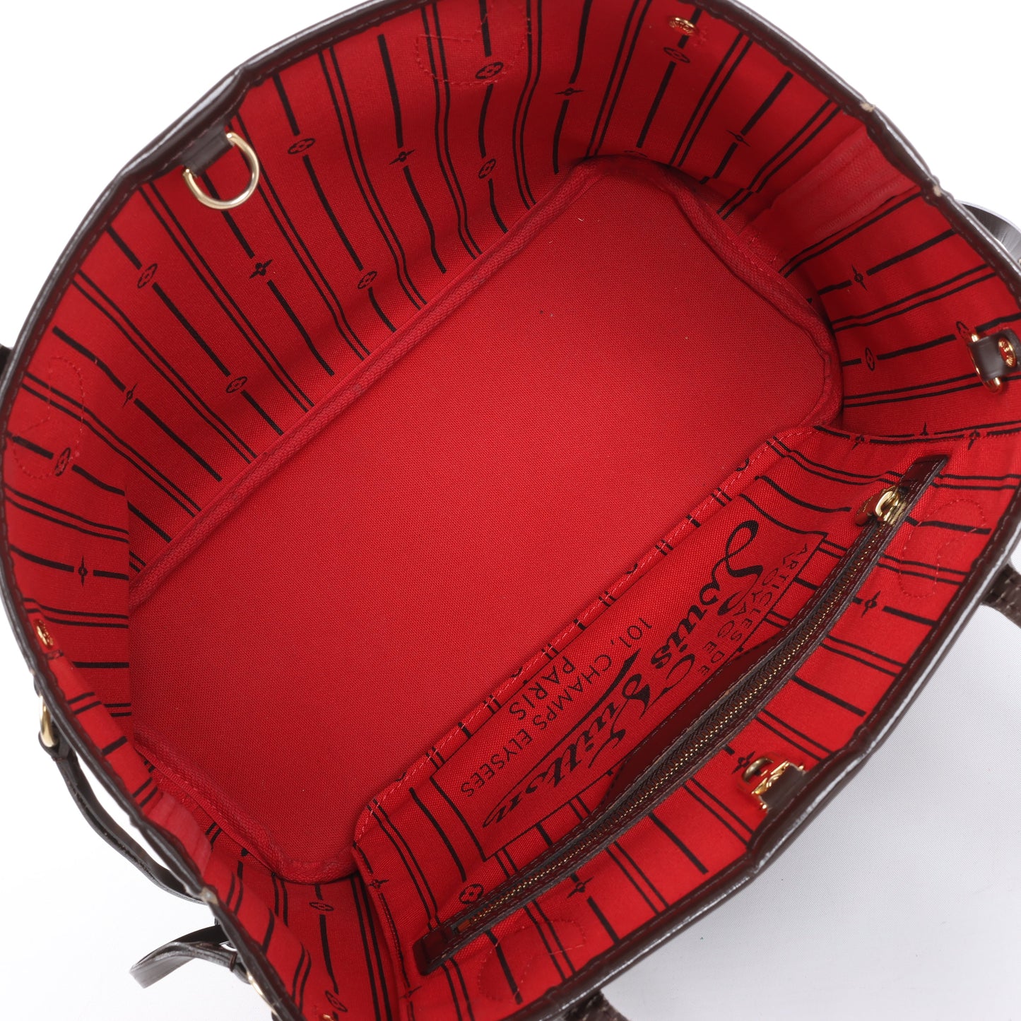 Louis Vuitton Damier Ebene Neverfull PM Shoulder Bag N51109