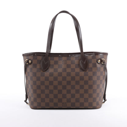 Louis Vuitton Damier Ebene Neverfull PM Shoulder Bag N51109