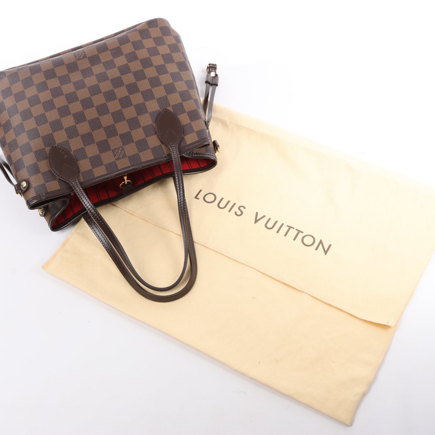 Louis Vuitton Damier Ebene Neverfull PM Shoulder Bag N51109