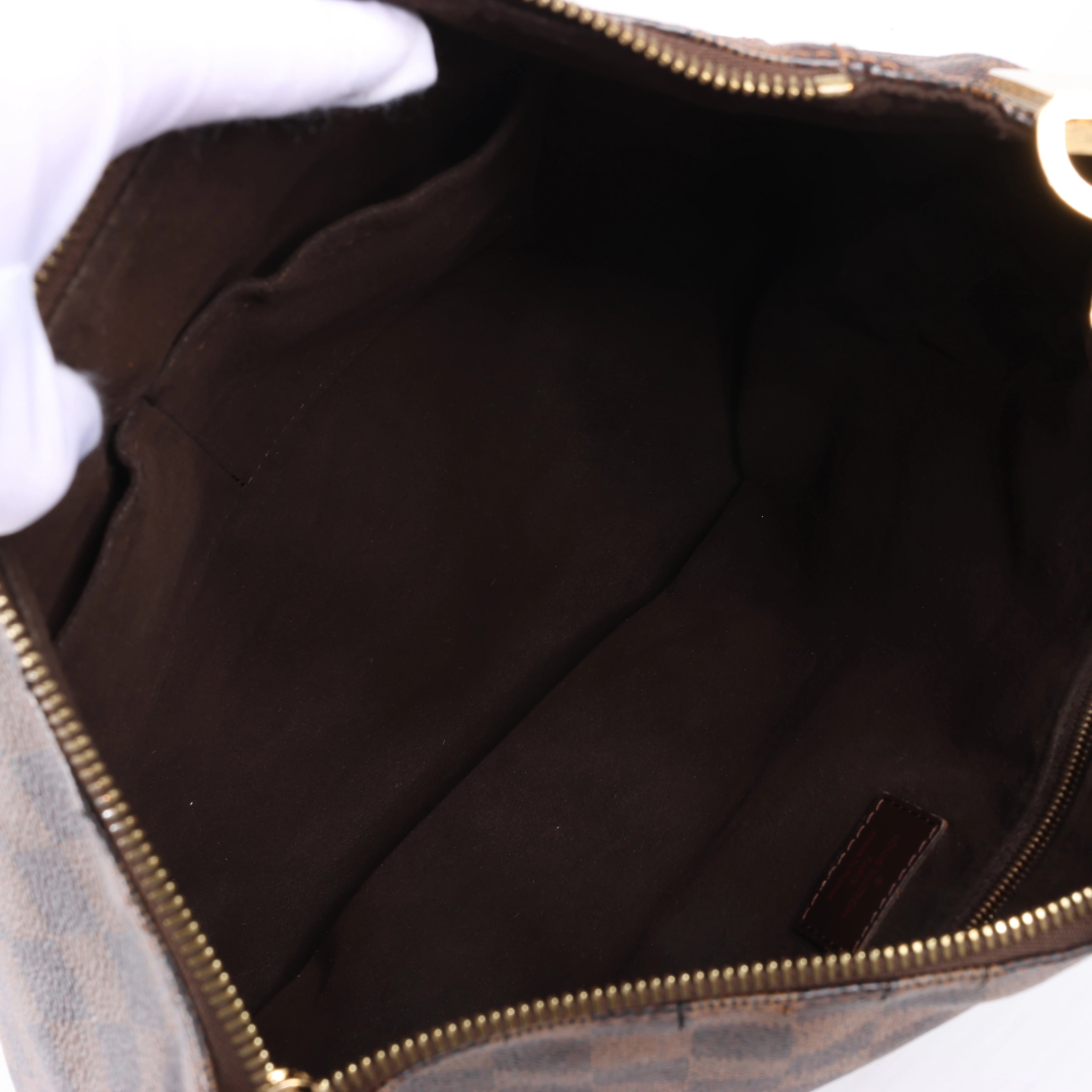 Louis Vuitton Portobello PM Damier Ebene Shoulder Bag in Brown N41184