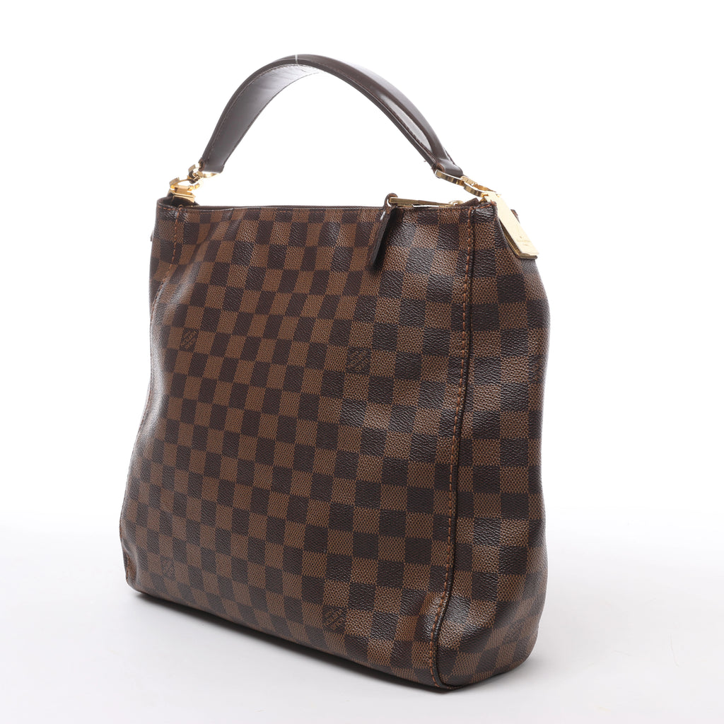 Louis Vuitton Portobello PM Damier Ebene Shoulder Bag in Brown N41184