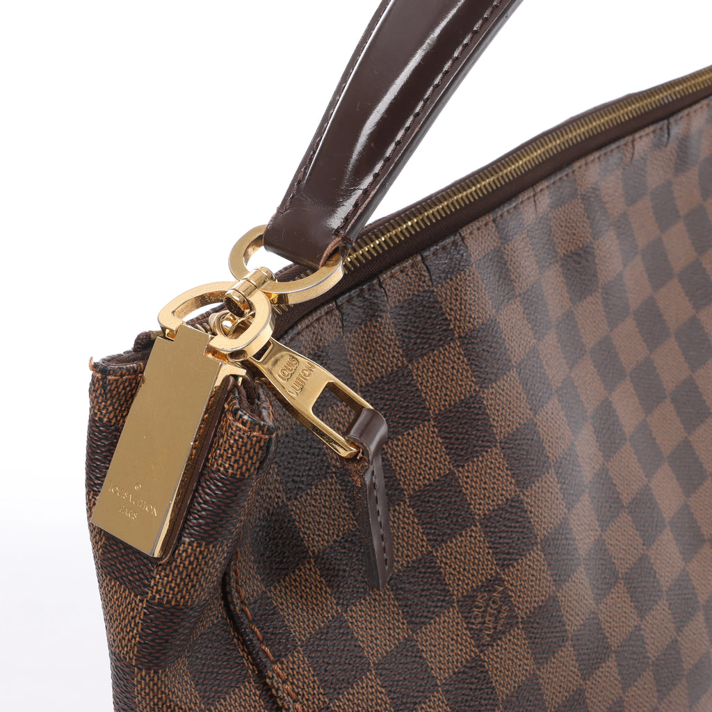 Louis Vuitton Portobello PM Damier Ebene Shoulder Bag in Brown N41184