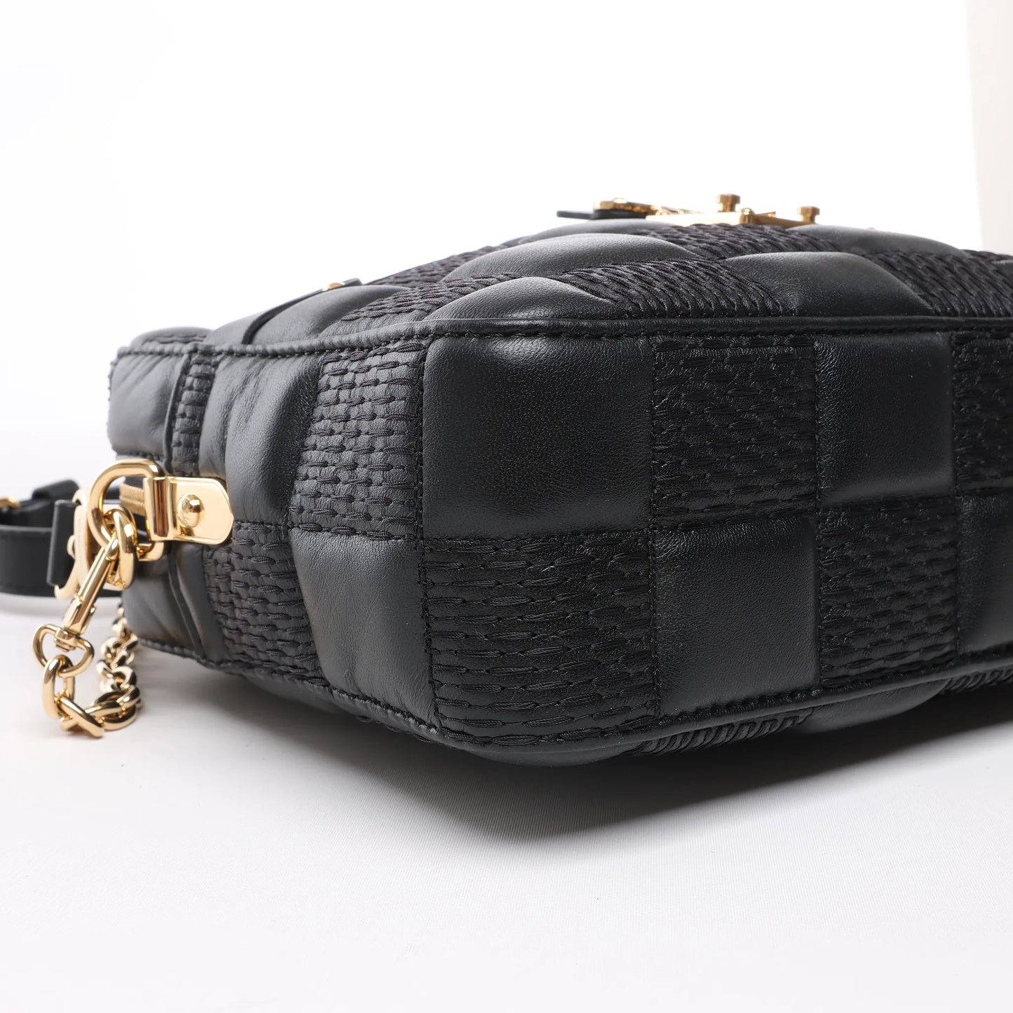 Louis Vuitton Damier Quilt Troca MM Crossbody Bag in Black M59114