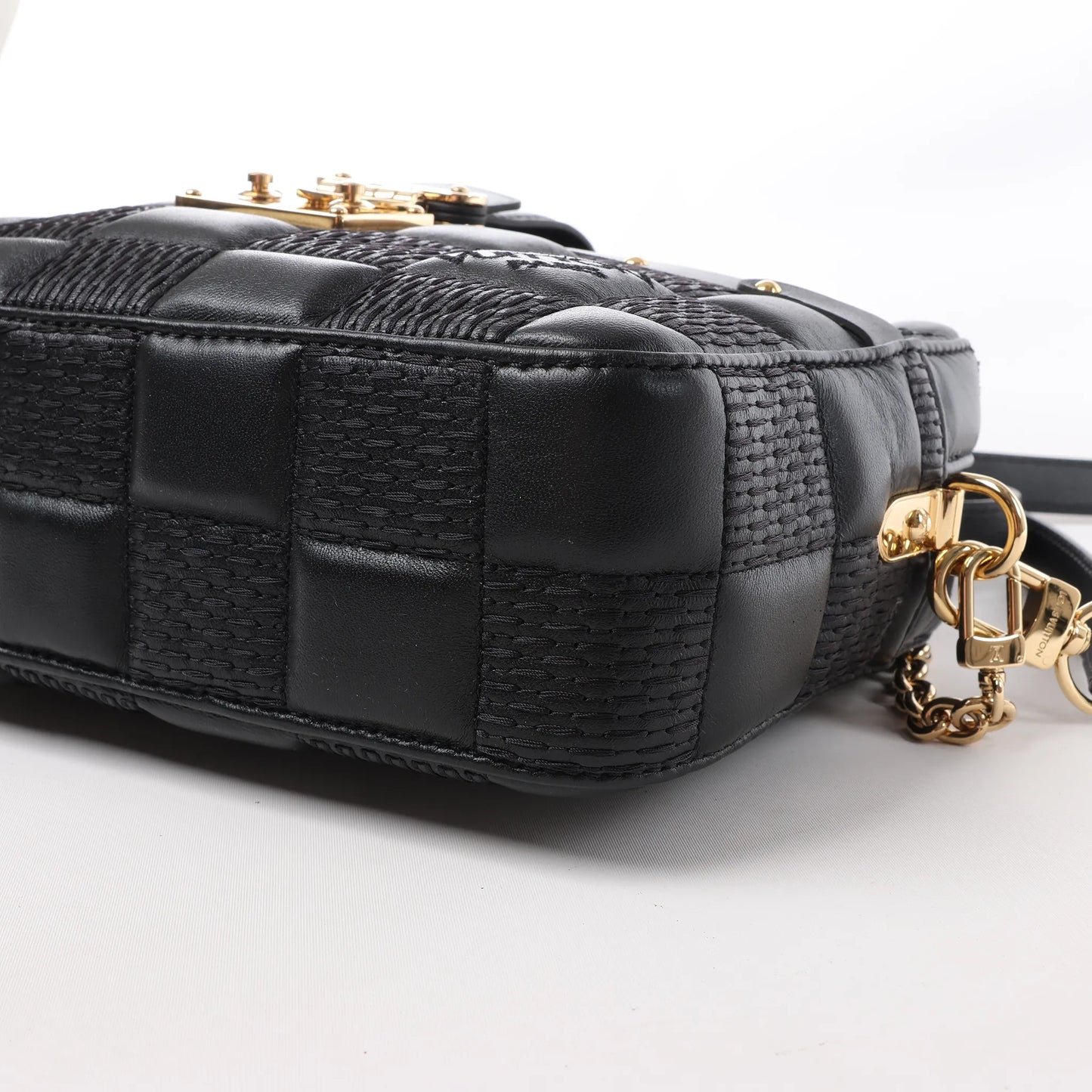 Louis Vuitton Damier Quilt Troca MM Crossbody Bag in Black M59114