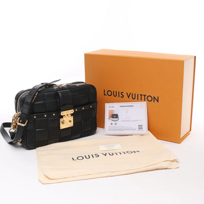 Louis Vuitton Damier Quilt Troca MM Crossbody Bag in Black M59114