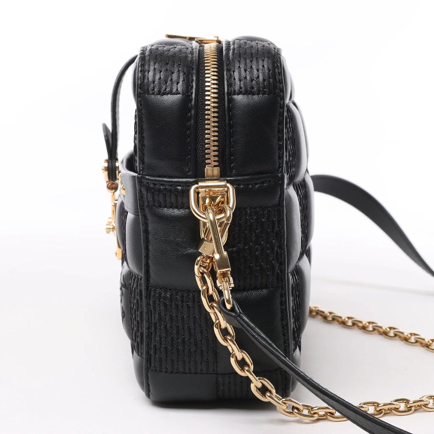 Louis Vuitton Damier Quilt Troca MM Crossbody Bag in Black M59114