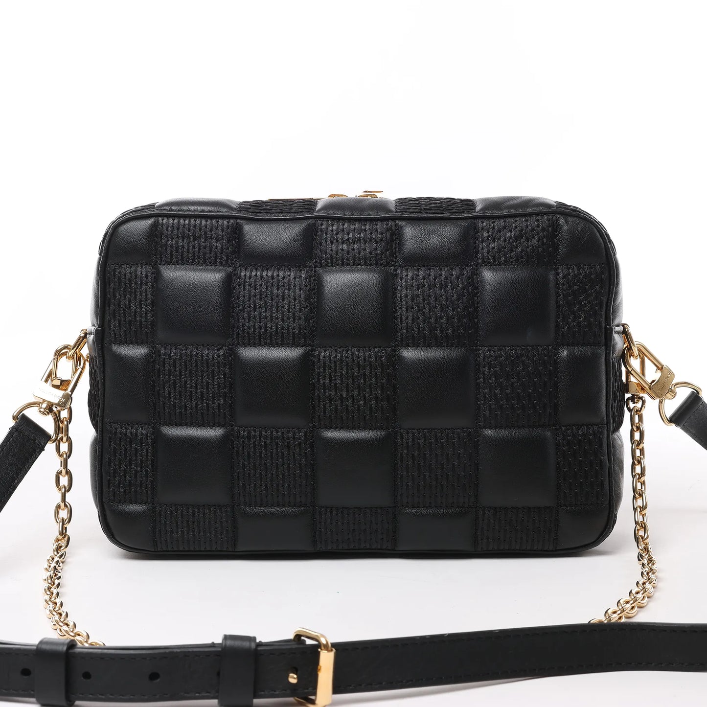 Louis Vuitton Damier Quilt Troca MM Crossbody Bag in Black M59114