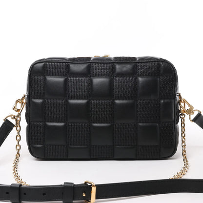 Louis Vuitton Damier Quilt Troca MM Crossbody Bag in Black M59114