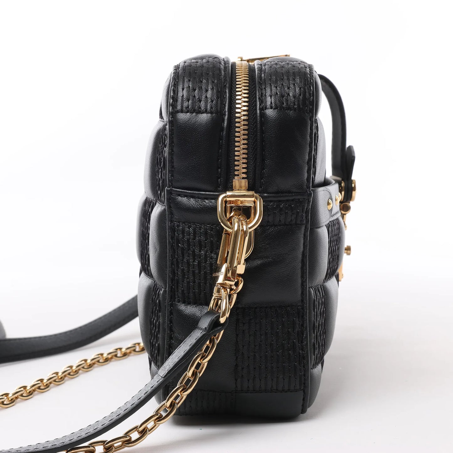 Louis Vuitton Damier Quilt Troca MM Crossbody Bag in Black M59114