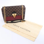Louis Vuitton Vavin PM Damier Ebene Crossbody Bag in Brown x Burgundy N40109