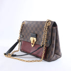 Louis Vuitton Vavin PM Damier Ebene Crossbody Bag in Brown x Burgundy N40109