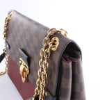 Louis Vuitton Vavin PM Damier Ebene Crossbody Bag in Brown x Burgundy N40109