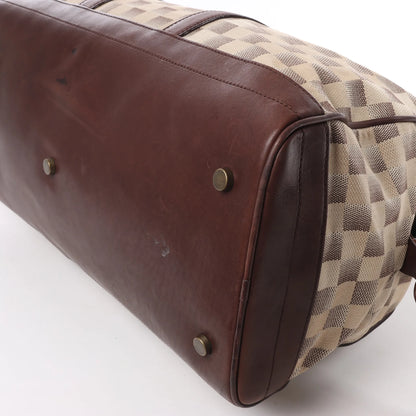 Sac de voyage sport Louis Vuitton Damier Lune beige et marron N48186