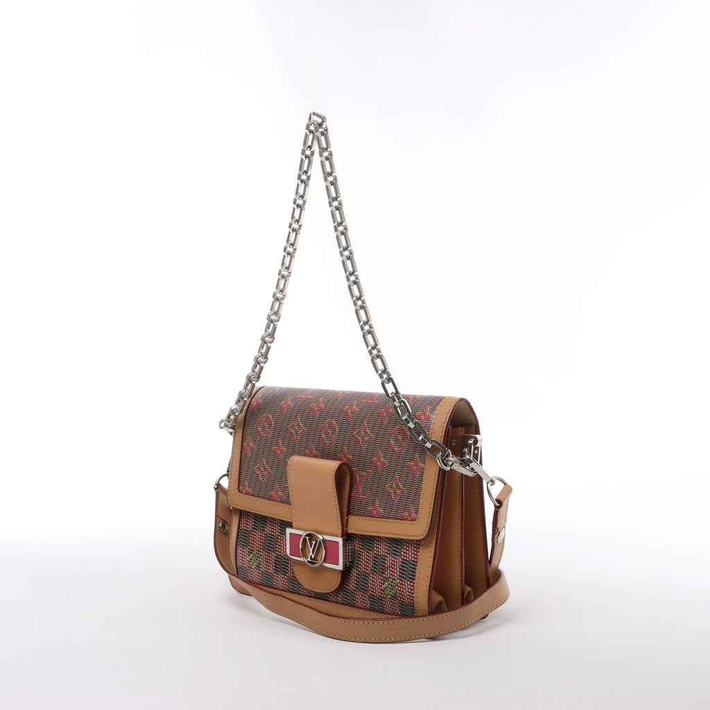 Bolso de hombro Louis Vuitton Noe de cuero Epi en negro y rojo castellano M44017