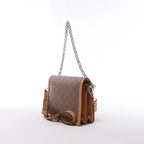 Bolso de hombro Louis Vuitton Noe de cuero Epi en negro y rojo castellano M44017