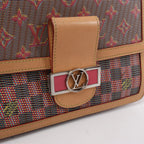 Bolso de hombro Louis Vuitton Noe de cuero Epi en negro y rojo castellano M44017
