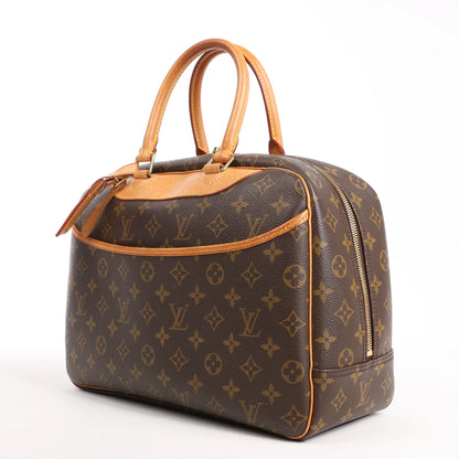 Louis Vuitton Deauville Monogram Canvas Handbag in Brown M47270