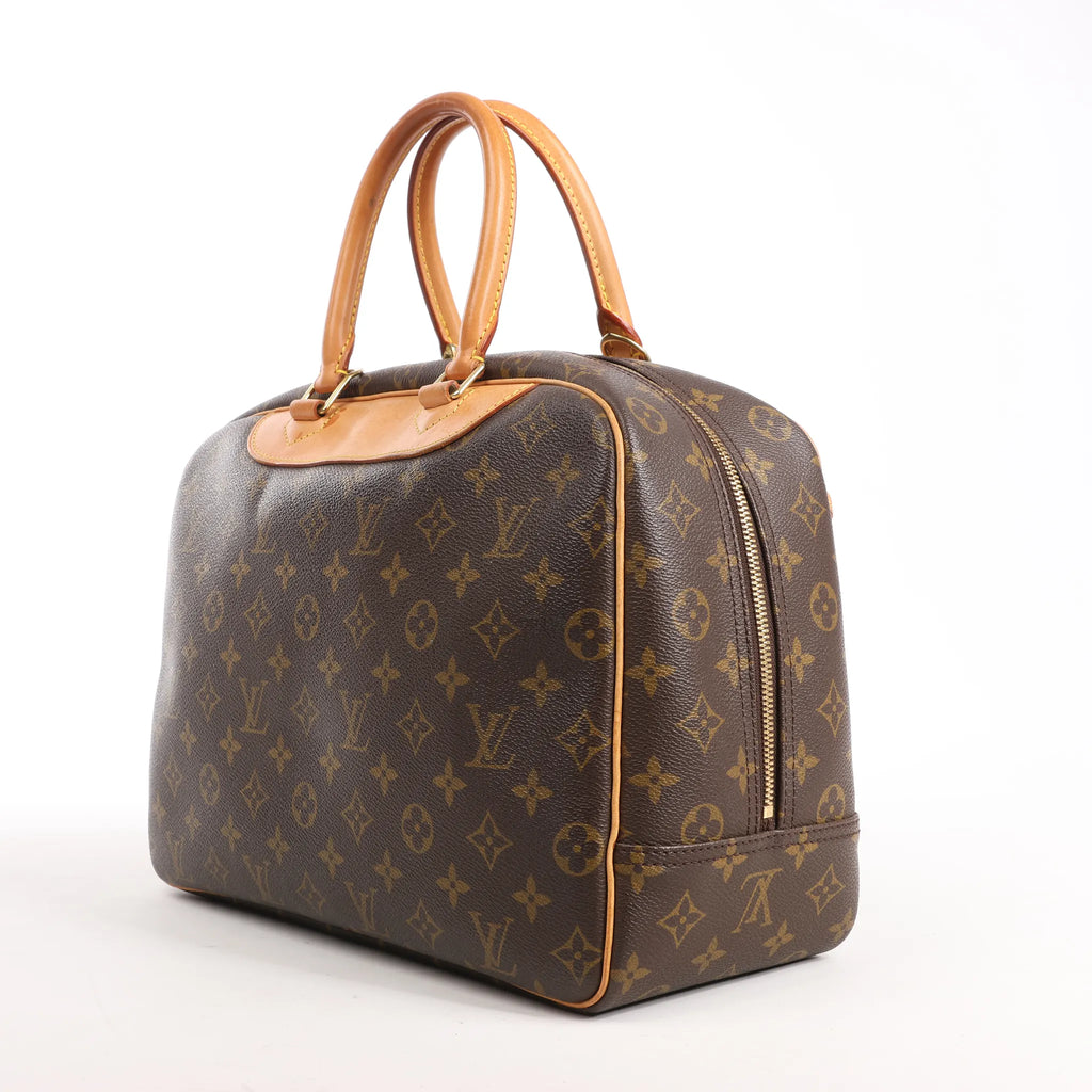 Louis Vuitton Deauville Monogram Canvas Handbag in Brown M47270