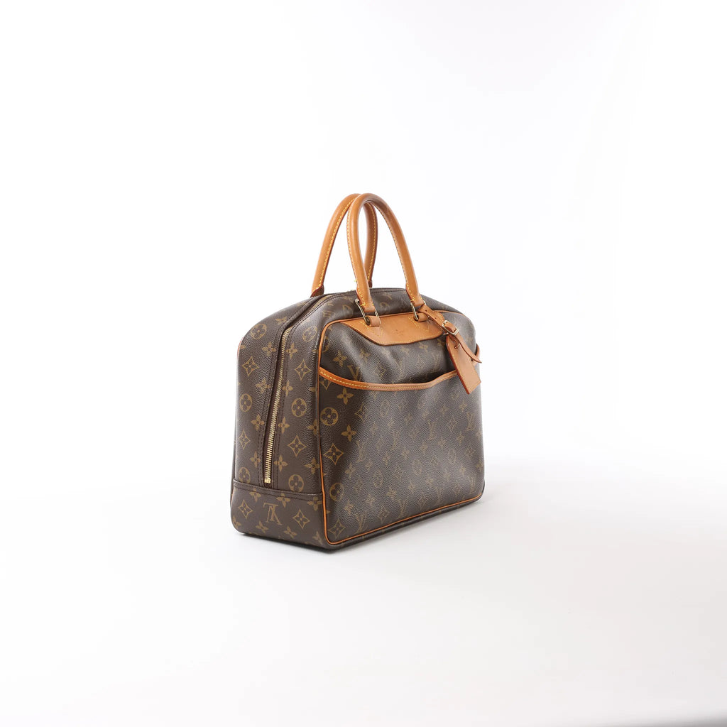 Louis Vuitton Deauville Monogram Canvas Handbag in Brown M47270