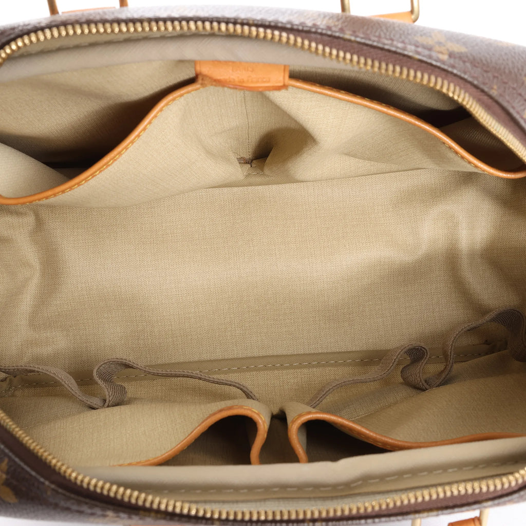 Louis Vuitton Deauville Monogram Canvas Handbag in Brown M47270