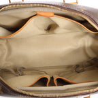 Louis Vuitton Deauville Monogram Canvas Handbag in Brown M47270