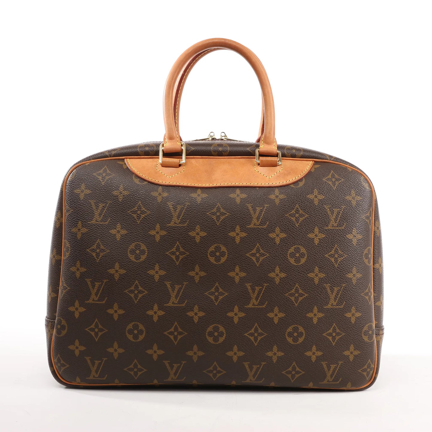 Louis Vuitton Monogram Canvas Deauville Handbag in Brown M47270