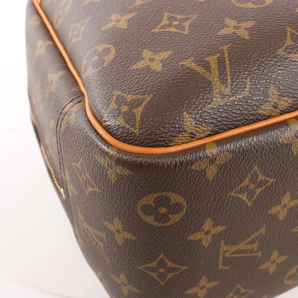 Louis Vuitton Monogram Canvas Deauville Handbag in Brown M47270