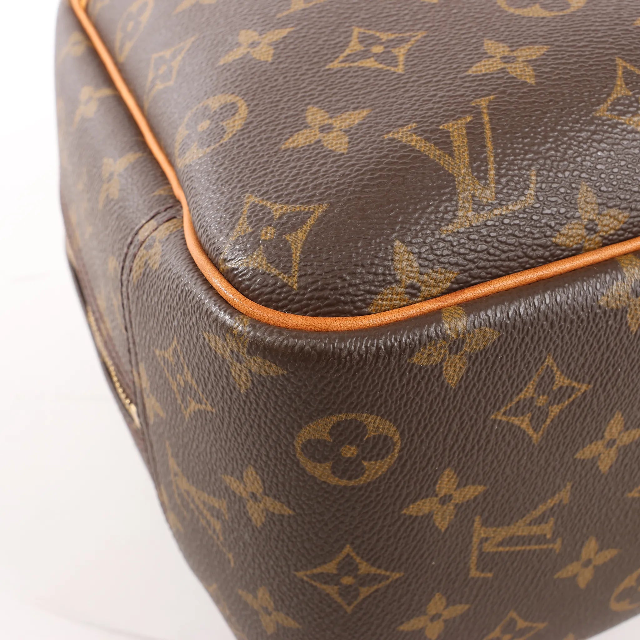 Louis Vuitton Monogram Canvas Deauville Handbag in Brown M47270