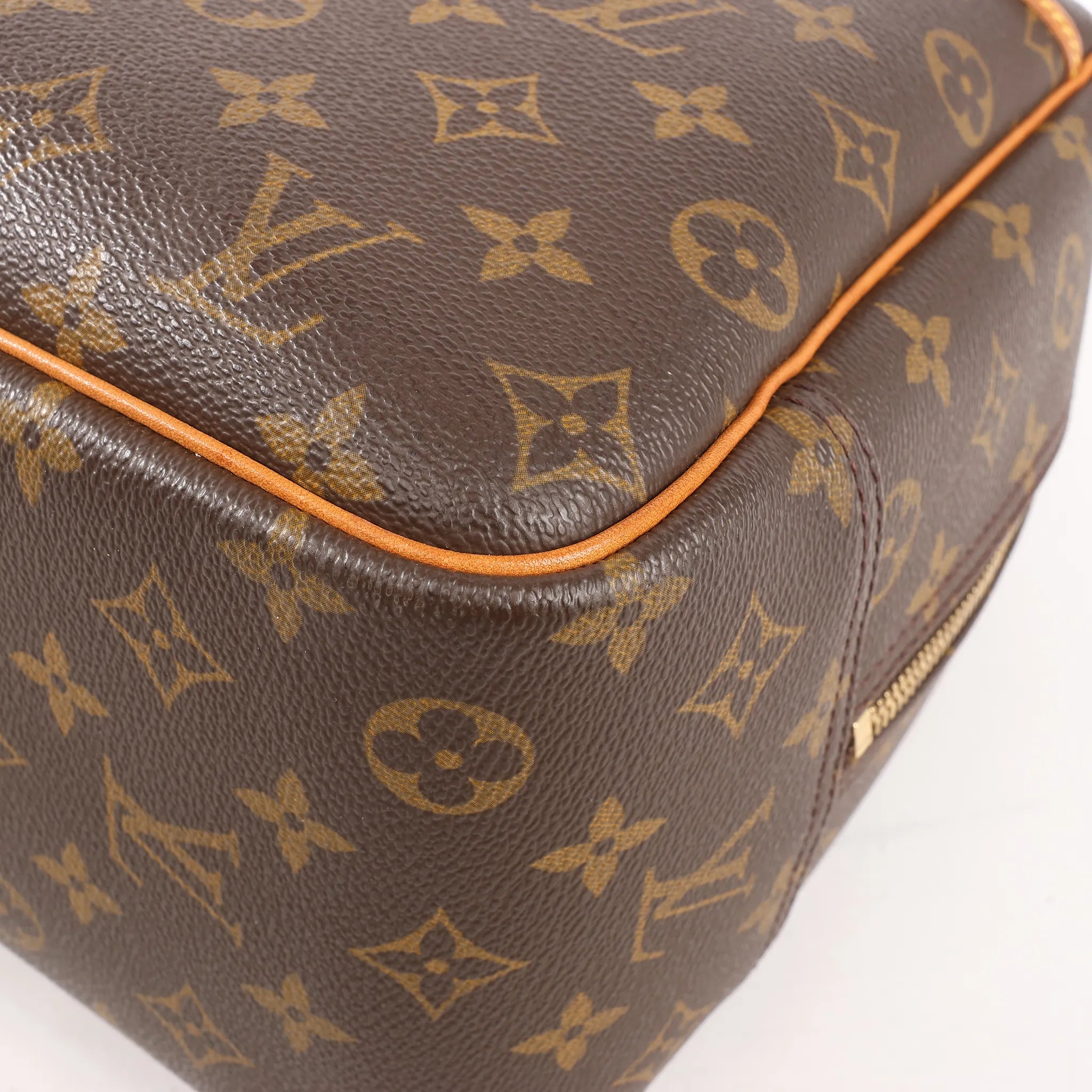 Louis Vuitton Monogram Canvas Deauville Handbag in Brown M47270