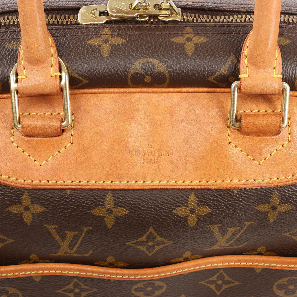 Louis Vuitton Monogram Canvas Deauville Handbag in Brown M47270