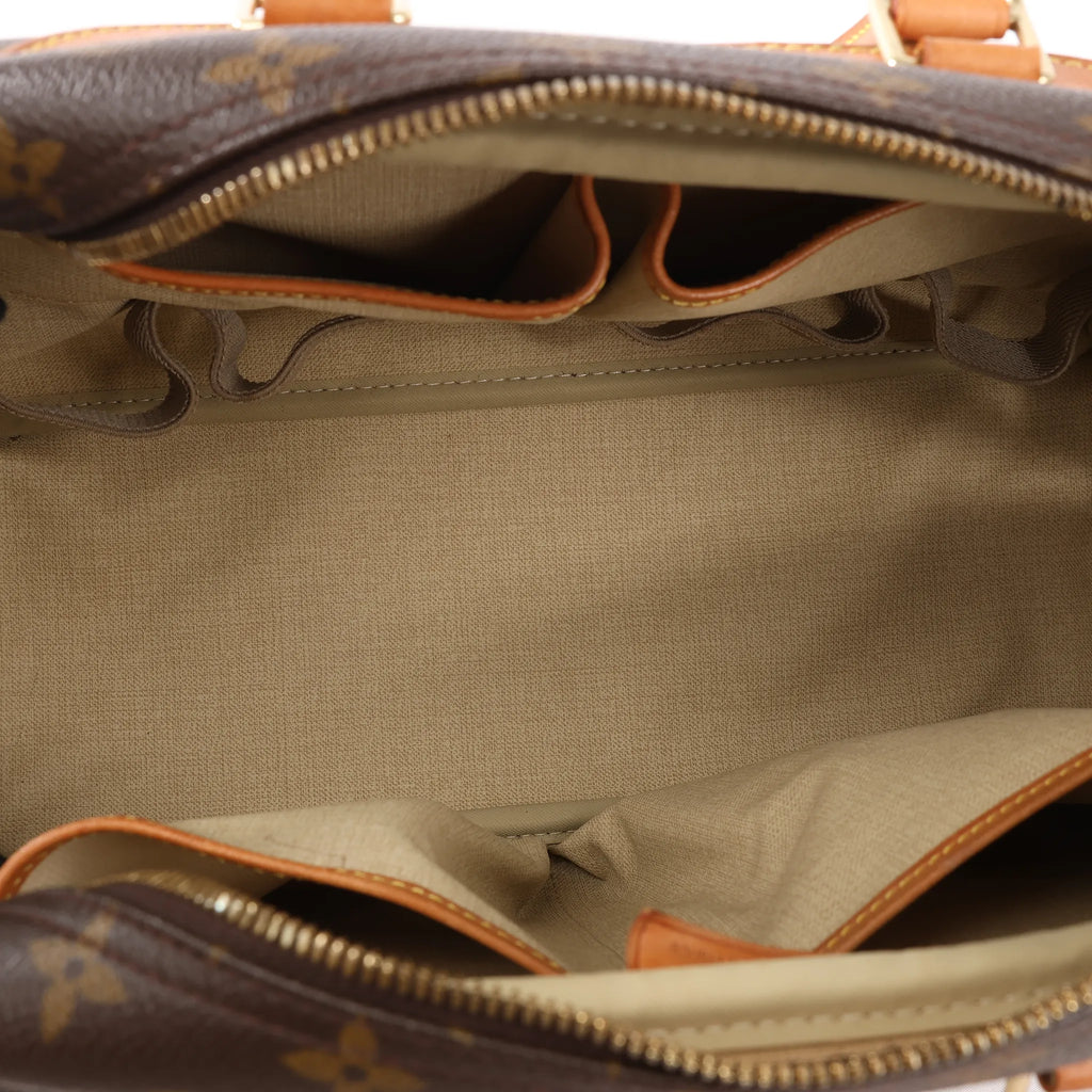 Louis Vuitton Monogram Canvas Deauville Handbag in Brown M47270