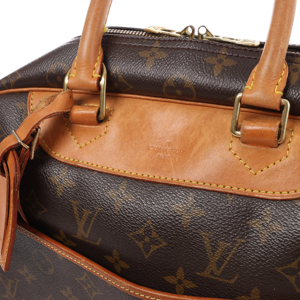 Bolso Louis Vuitton Deauville Monogram de lona marrón M47270