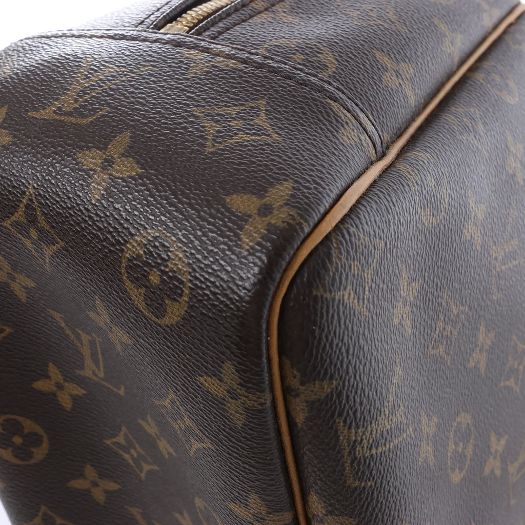 Louis Vuitton Deauville Monogram Canvas Handbag in Brown M47270