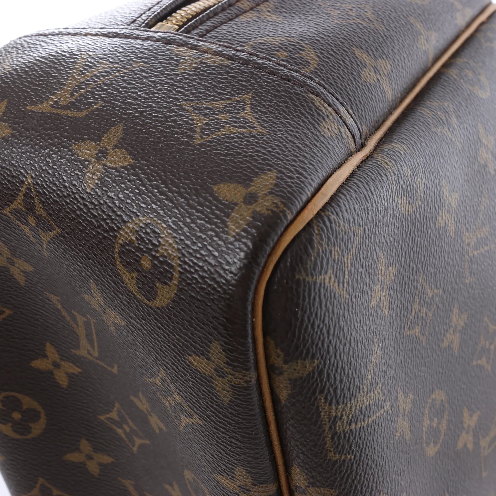Louis Vuitton Deauville Monogram Canvas Handbag in Brown M47270