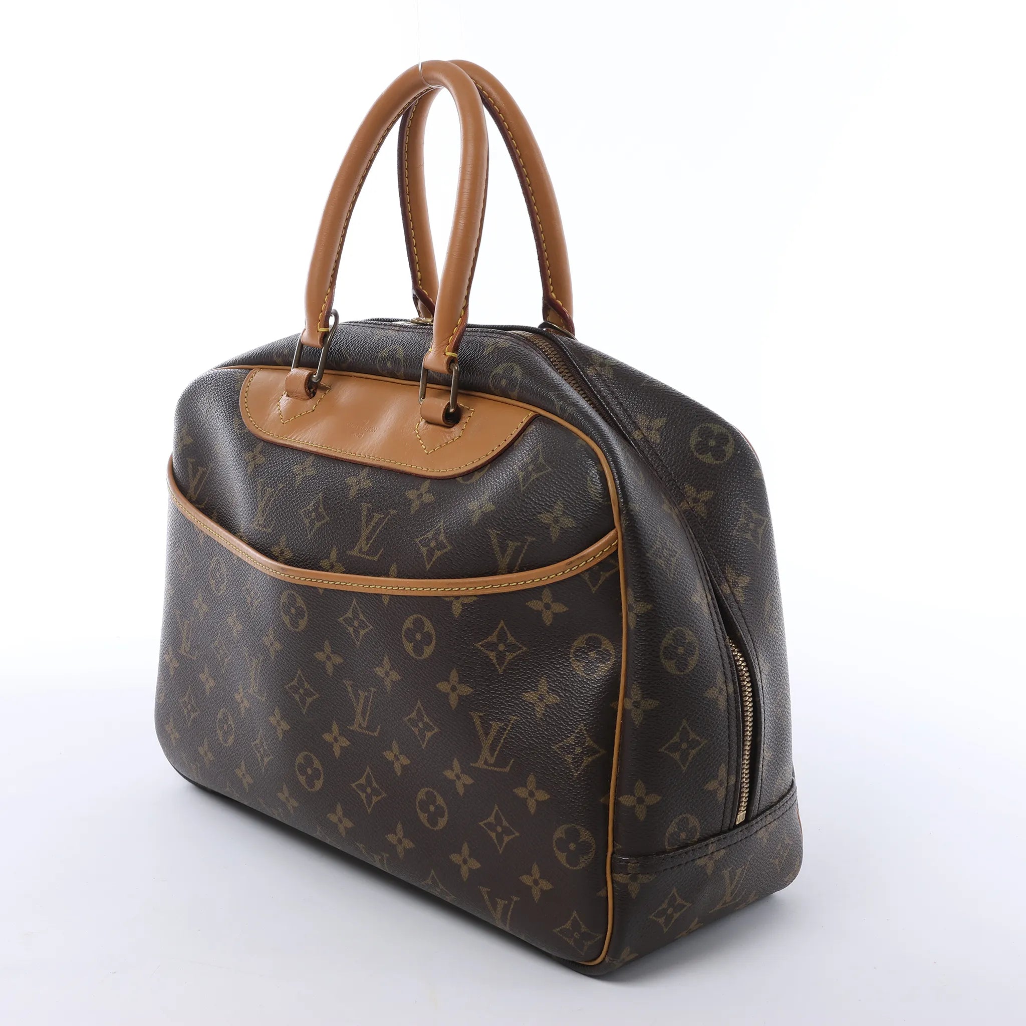 Louis Vuitton Deauville Monogram Canvas Handbag in Brown M47270