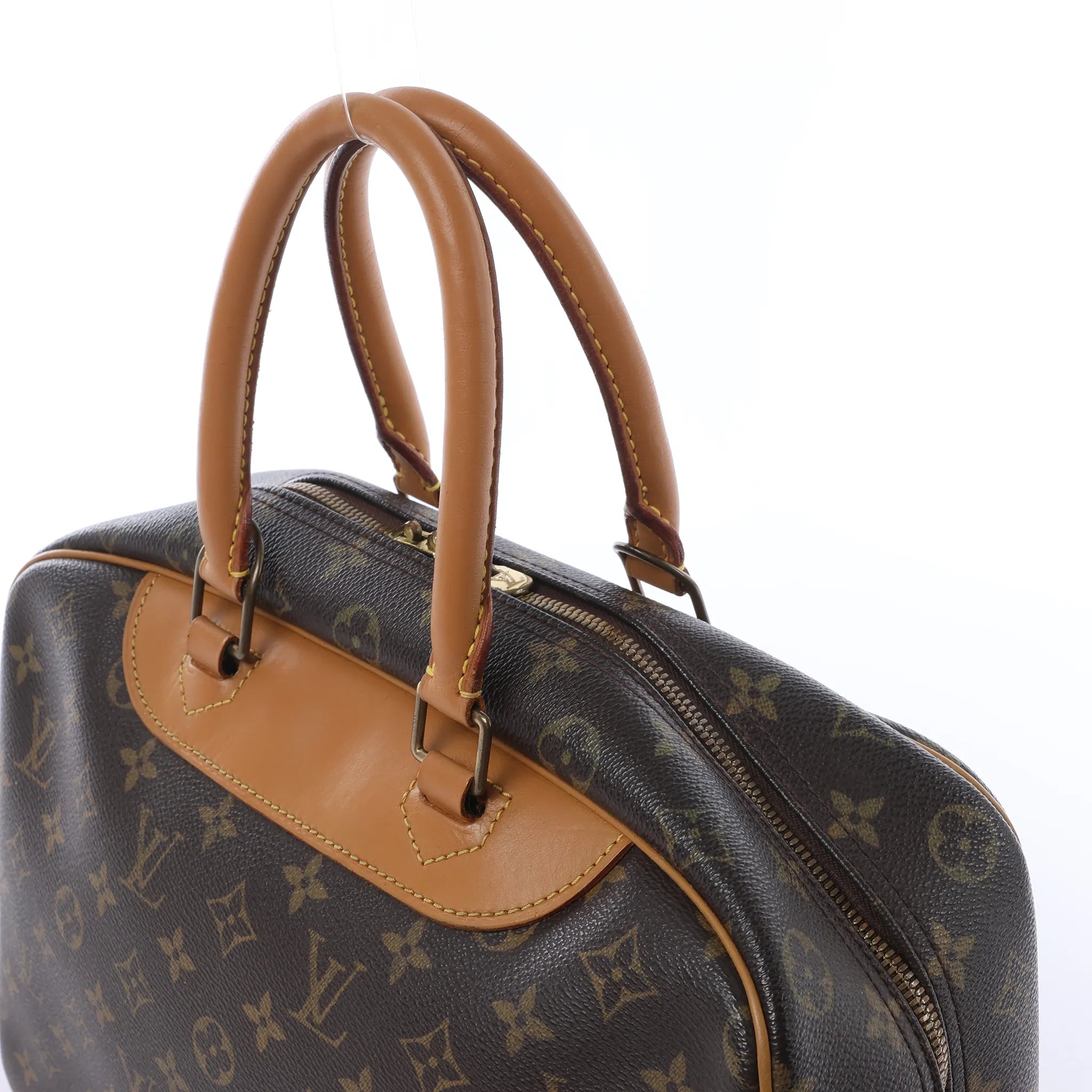 Louis Vuitton Deauville Monogram Canvas Handbag in Brown M47270