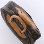 Louis Vuitton Deauville Monogram Canvas Handbag in Brown M47270