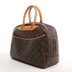 Louis Vuitton Deauville Monogram Canvas Handbag in Brown M47270