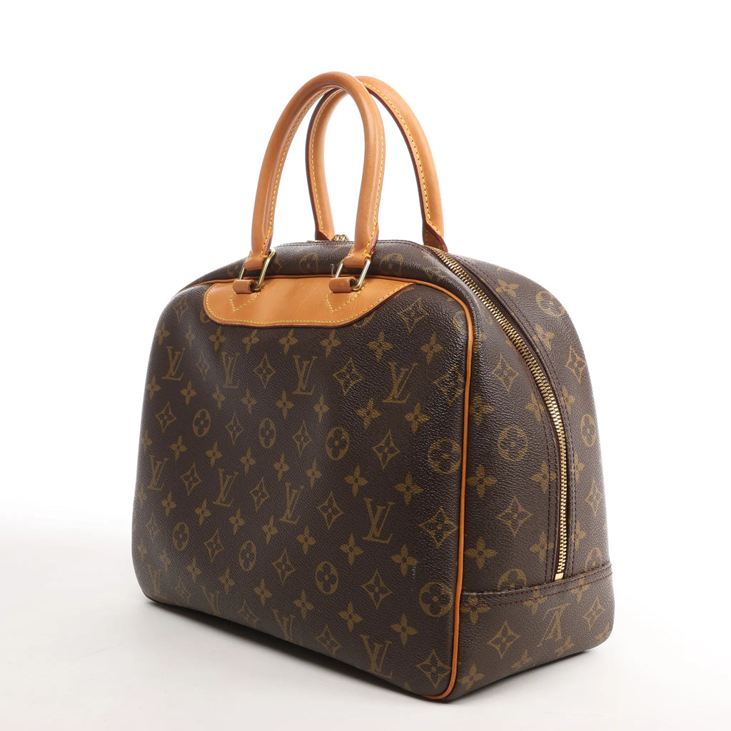 Louis Vuitton Deauville Monogram Canvas Handbag in Brown M47270