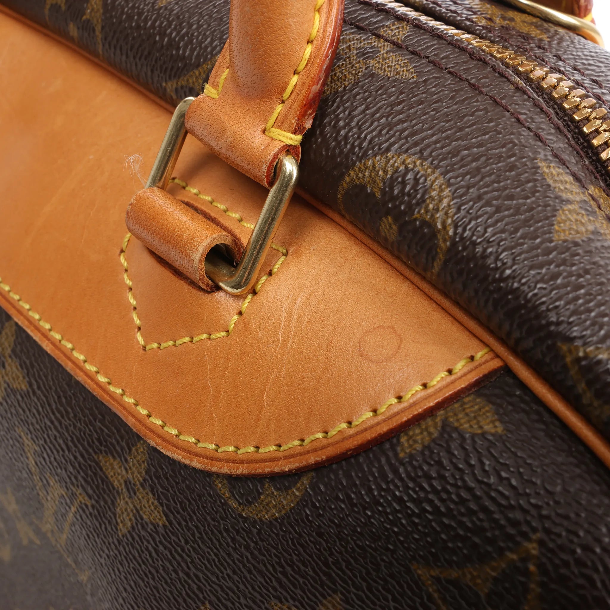 Louis Vuitton Deauville Monogram Canvas Handbag in Brown M47270
