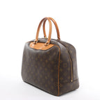 Louis Vuitton Deauville Monogram Canvas Handbag in Brown M47270