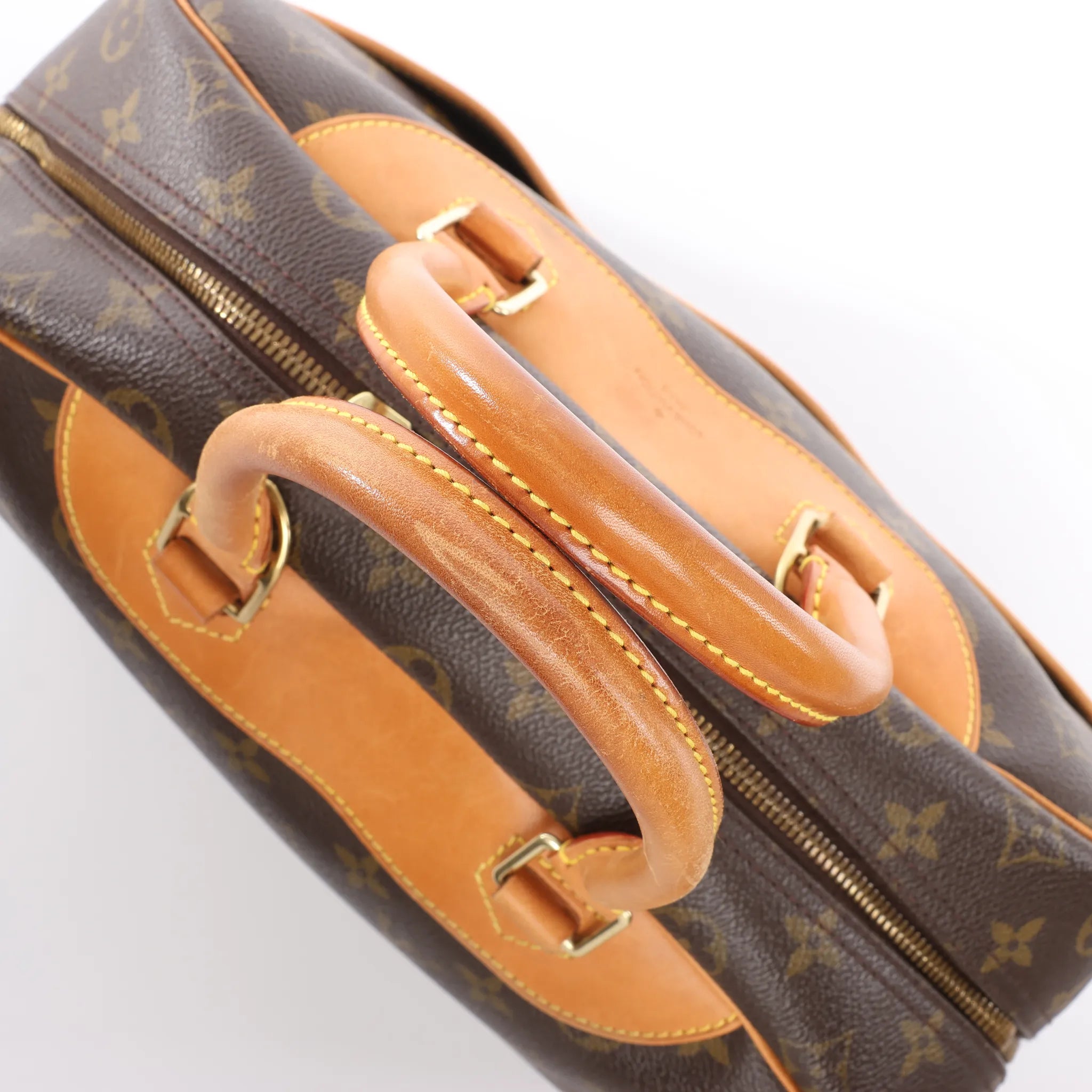 Louis Vuitton Deauville Monogram Canvas Handbag in Brown M47270