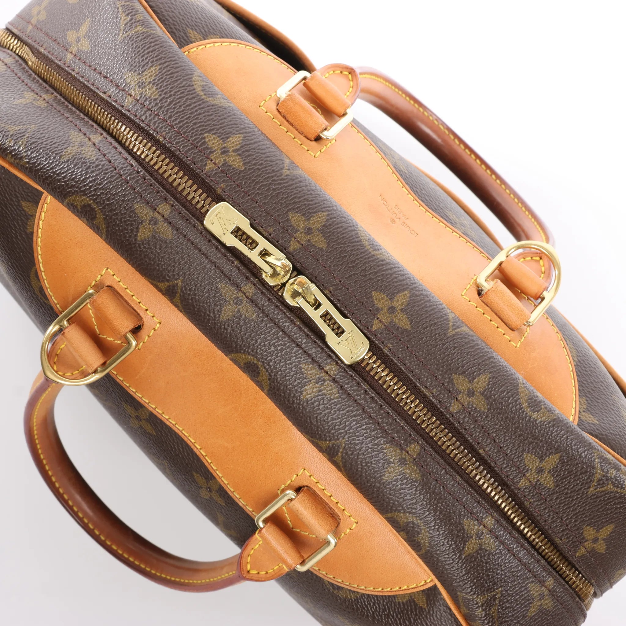 Louis Vuitton Deauville Monogram Canvas Handbag in Brown M47270