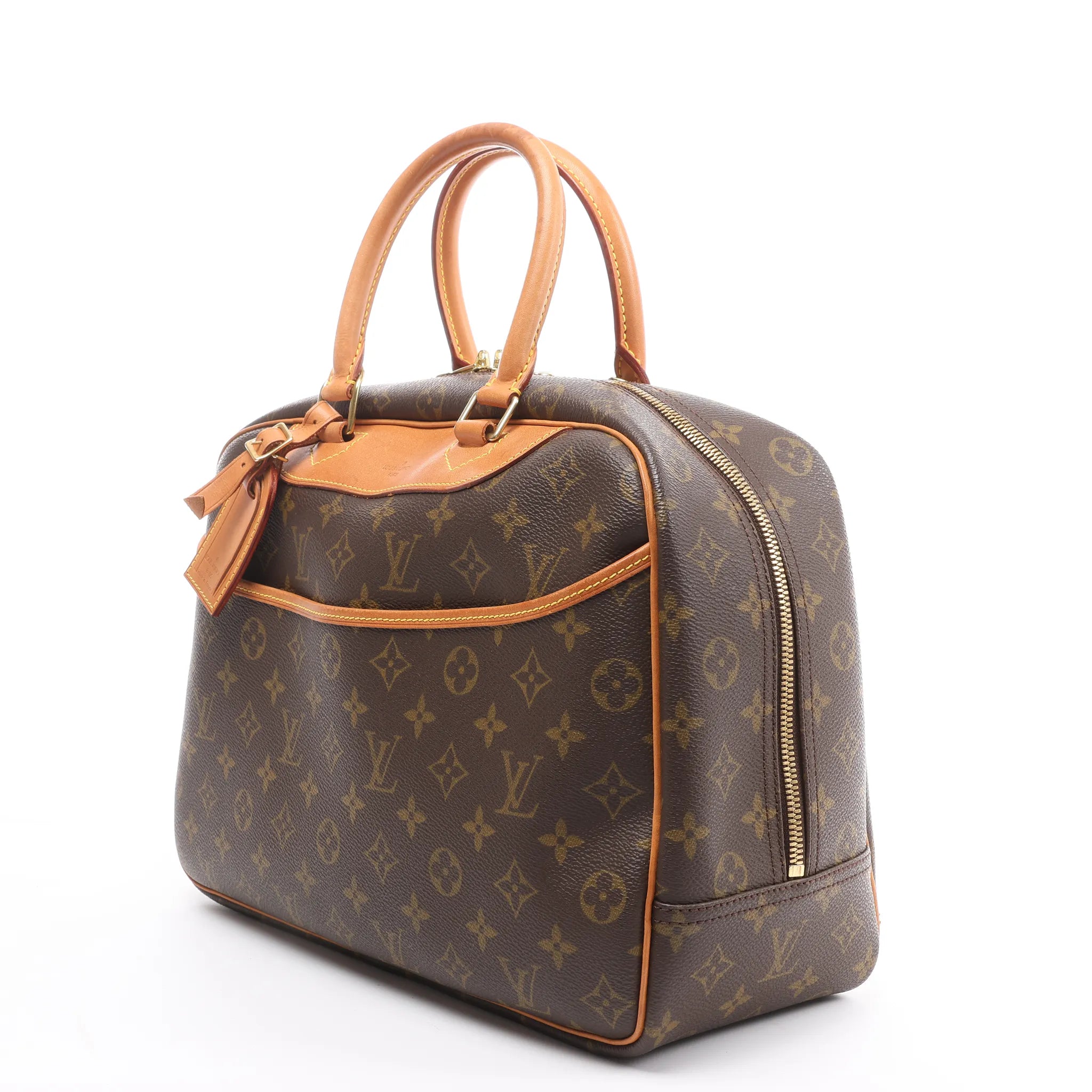 Louis Vuitton Deauville Monogram Canvas Handbag in Brown M47270