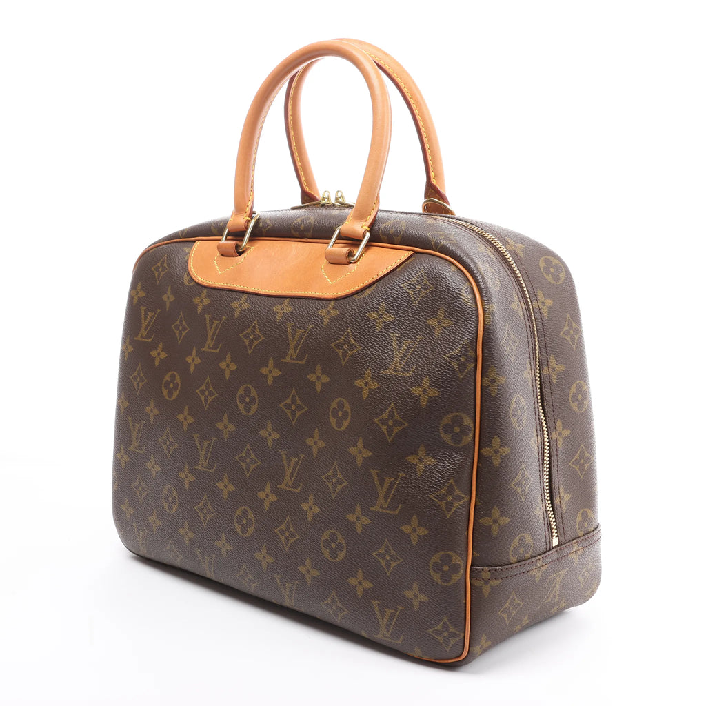 Louis Vuitton Deauville Monogram Canvas Handbag in Brown M47270