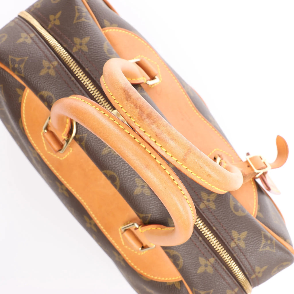 Louis Vuitton Deauville Monogram Canvas Handbag in Brown M47270