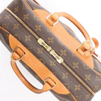Louis Vuitton Deauville Monogram Canvas Handbag in Brown M47270