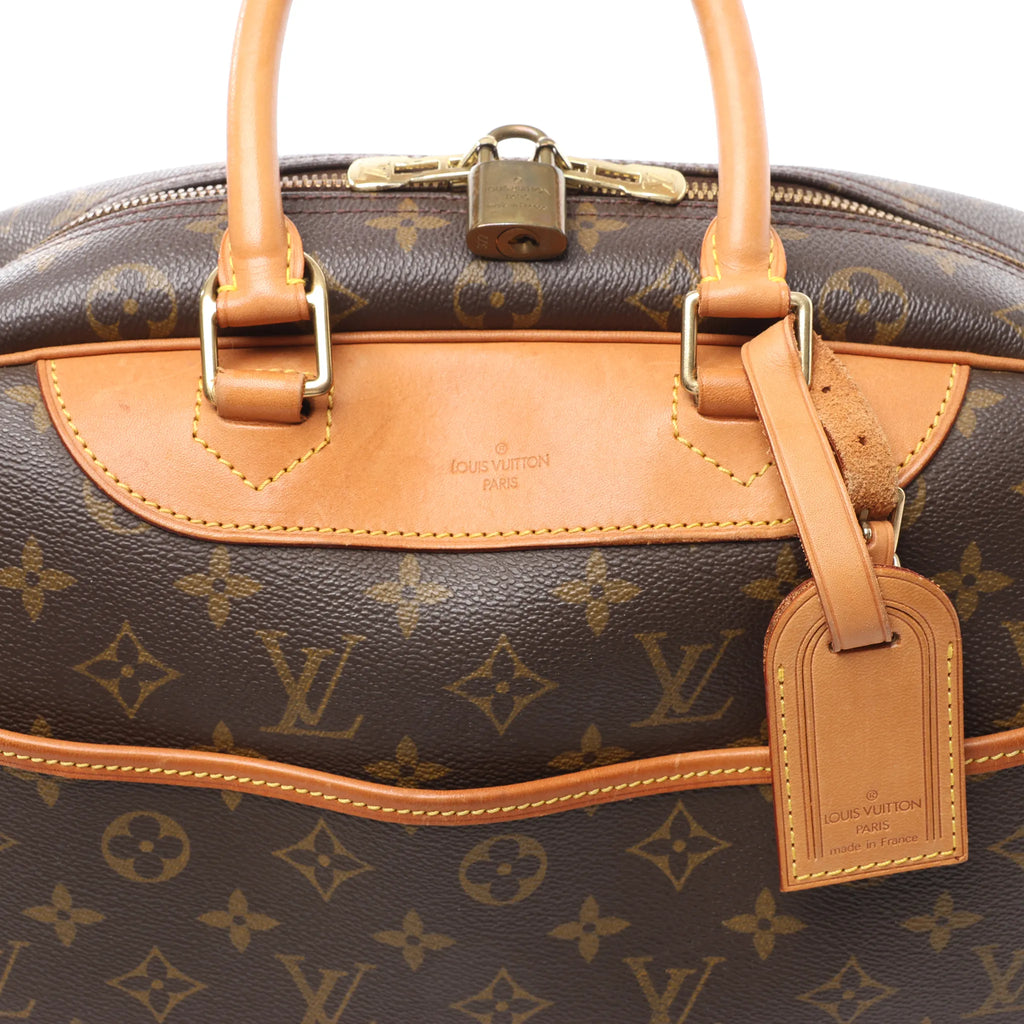 Louis Vuitton Deauville Monogram Canvas Handbag in Brown M47270